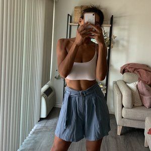 ASTR Buckle High Waist Short